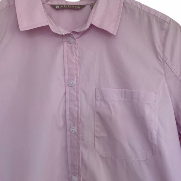 Athleta Long Lean Passage Button-Down Shirt - Picture 4 of 10